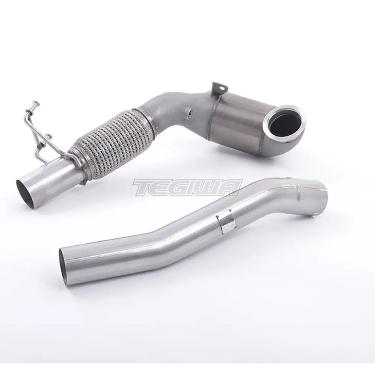 Milltek Volkswagen Golf MK7.5 GTi (Non Performance Pack Models & Non-GPF Equipped Models Only) 2017-2018 Cast Downpipe with Race Cat Exhaust - Fits with Milltek System