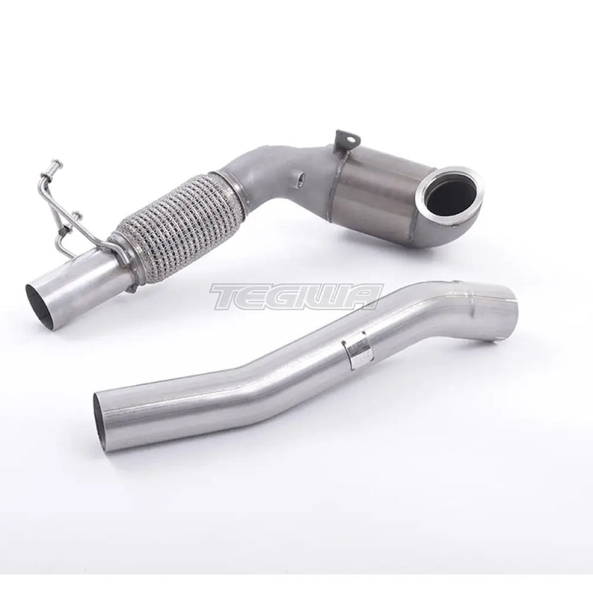 Milltek Volkswagen Golf MK7.5 GTi (Non Performance Pack Models & Non-GPF Equipped Models Only) 2017-2018 Cast Downpipe with Race Cat Exhaust - Fits with Milltek System