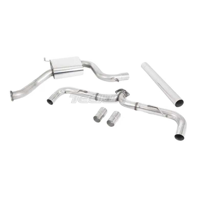 Milltek Volkswagen Golf MK7.5 GTi (Non Performance Pack Models & Non-GPF Equipped Models Only) 2017-2018 Cat-back Exhaust - Non-Resonated Jet-100 Carbon Trims