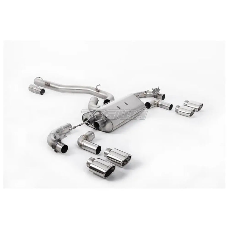 Milltek Volkswagen Golf Mk7.5 R 2.0 TSI 300PS (GPF Equipped Models Only) - 80mm Race Systems 2019-2022 Cat-back Exhaust