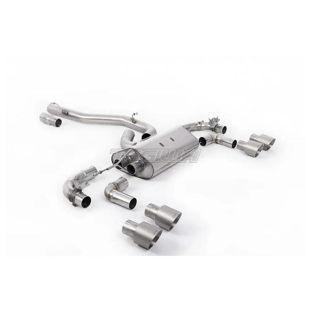 Milltek Volkswagen Golf Mk7.5 R 2.0 TSI 300PS (GPF Equipped Models Only) - 80mm Race Systems 2019-2022 Cat-back Exhaust