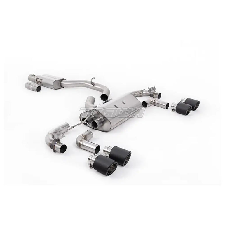 Milltek Volkswagen Golf Mk7.5 R 2.0 TSI 300PS (GPF Equipped Models Only) - 80mm Race Systems 2019-2022 Cat-back Exhaust