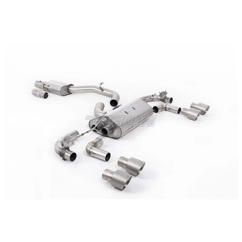 Milltek Volkswagen Golf Mk7.5 R 2.0 TSI 300PS (GPF Equipped Models Only) - 80mm Race Systems 2019-2022 Cat-back Exhaust