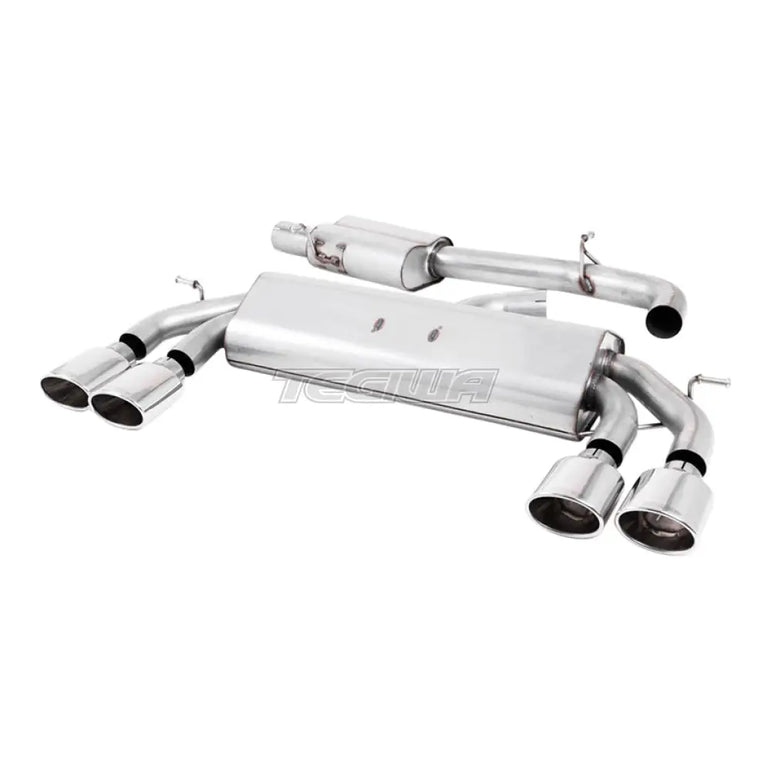 Milltek Volkswagen Golf Mk7.5 R 2.0 TSI 310PS (Non-GPF Equipped Models Only) - 76mm & EC Approved Systems 2017-2021 Cat-back Exhaust