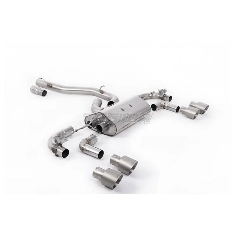 Milltek Volkswagen Golf Mk7.5 R 2.0 TSI 310PS (Non-GPF Equipped Models Only) - 80mm Race Systems 2017-2021 Cat-back Exhaust
