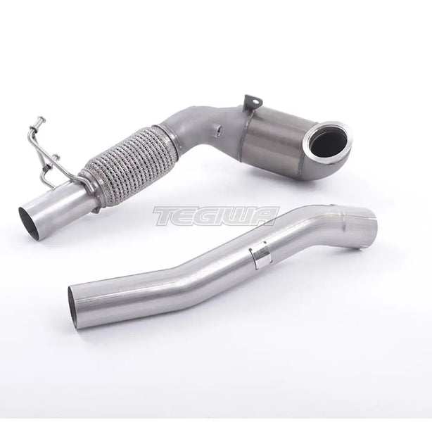 Milltek Volkswagen Golf MK7 GTi (including GTi Performance Pack Clubsport & Clubsport S models) 2013-2016 Cast Downpipe with Race Cat Exhaust - Fits with Milltek System