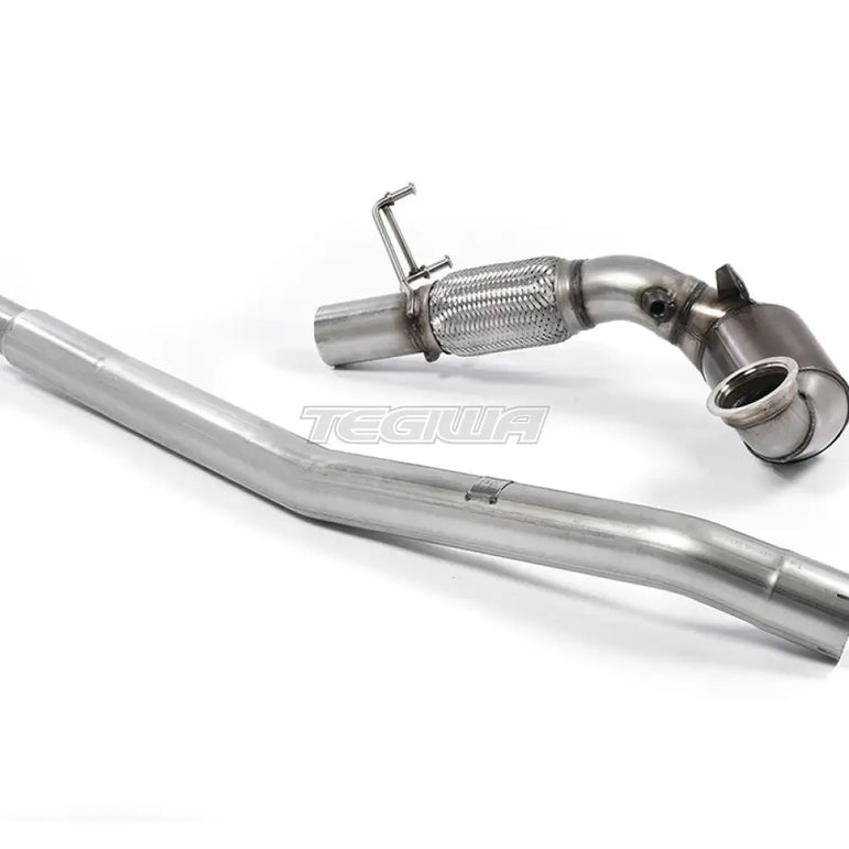 Milltek Volkswagen Golf MK7 GTi (including GTi Performance Pack Clubsport & Clubsport S models) 2013-2016 Large Bore Downpipe and Hi-Flow Sports Cat Exhaust - Fits with OE System - SSXVW396