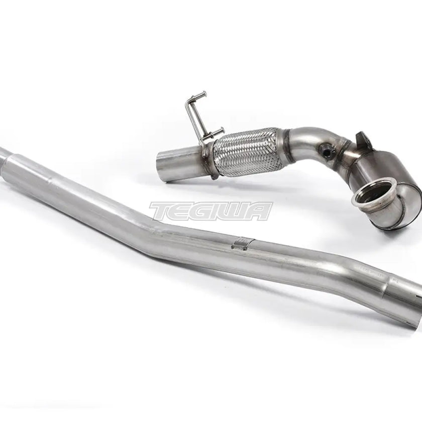 Milltek Volkswagen Golf MK7 GTi (including GTi Performance Pack Clubsport & Clubsport S models) 2013-2016 Large Bore Downpipe and Hi-Flow Sports Cat Exhaust - Fits with OE System - SSXVW397
