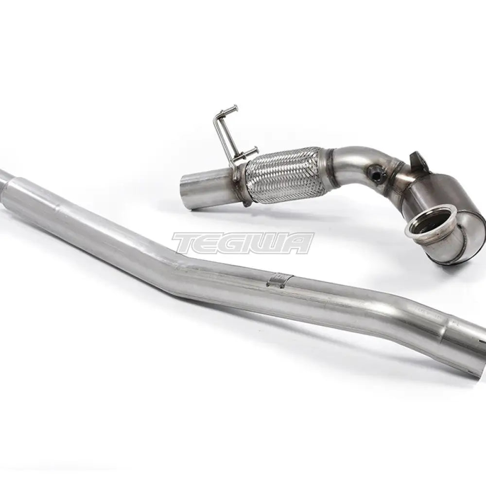 Milltek Volkswagen Golf MK7 GTi (including GTi Performance Pack Clubsport & Clubsport S models) 2013-2016 Large Bore Downpipe and Hi-Flow Sports Cat Exhaust - Fits with OE System - SSXVW397