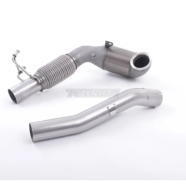 Milltek Volkswagen Golf MK7 GTi (including GTi Performance Pack Clubsport & Clubsport S models) 2013-2016 Large Bore Downpipe and Hi-Flow Sports Cat Exhaust - Fits with Milltek System - SSXVW261