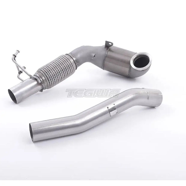 Milltek Volkswagen Golf MK7 GTi (including GTi Performance Pack Clubsport & Clubsport S models) 2013-2016 Large Bore Downpipe and Hi-Flow Sports Cat Exhaust - Fits with Milltek System - SSXVW261