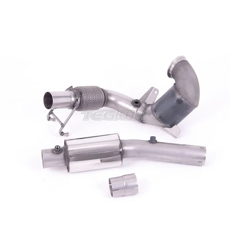 Milltek Volkswagen Polo GTI 2.0 TSI (AW 5 Door) - GPF/OPF Models Only 2019-2021 Hi-Flow Sports Cat and Downpipe Exhaust - Non-Resonated Fits with OE System - SSXVW552