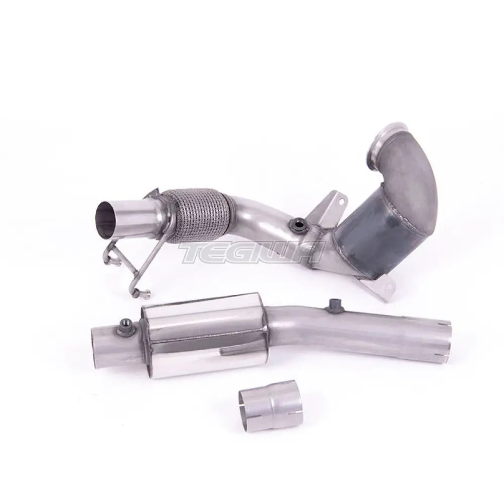 Milltek Volkswagen Polo GTI 2.0 TSI (AW 5 Door) - GPF/OPF Models Only 2019-2021 Hi-Flow Sports Cat and Downpipe Exhaust - Non-Resonated Fits with OE System - SSXVW552