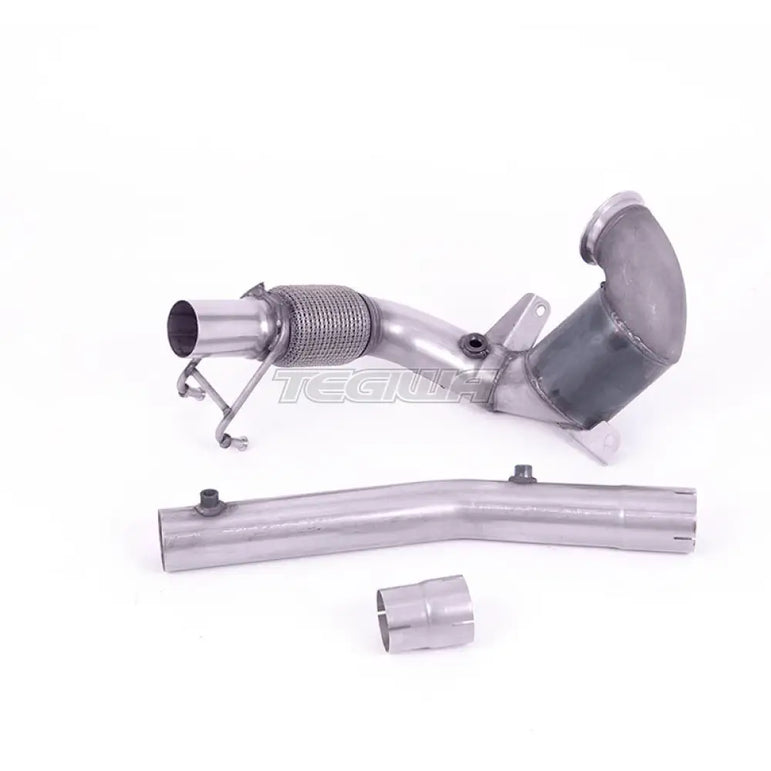 Milltek Volkswagen Polo GTI 2.0 TSI (AW 5 Door) - GPF/OPF Models Only 2019-2021 Hi-Flow Sports Cat and Downpipe Exhaust - Non-Resonated Fits with OE System - SSXVW563