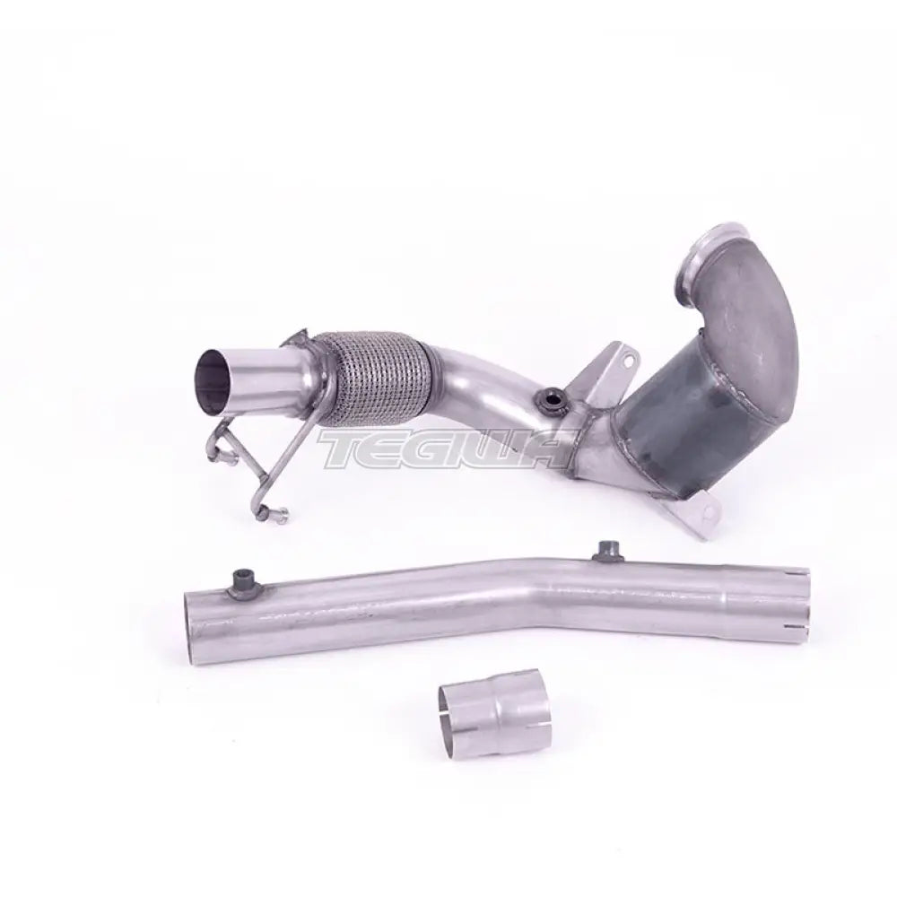 Milltek Volkswagen Polo GTI 2.0 TSI (AW 5 Door) - GPF/OPF Models Only 2019-2021 Hi-Flow Sports Cat and Downpipe Exhaust - Non-Resonated Fits with OE System - SSXVW563