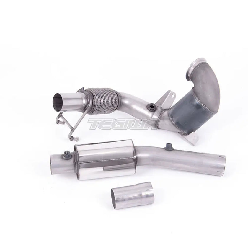 Milltek Volkswagen Polo GTI 2.0 TSI (AW 5 Door) - GPF/OPF Models Only 2019-2021 Hi-Flow Sports Cat and Downpipe Exhaust - Non-Resonated Fits with Milltek System - SSXVW553