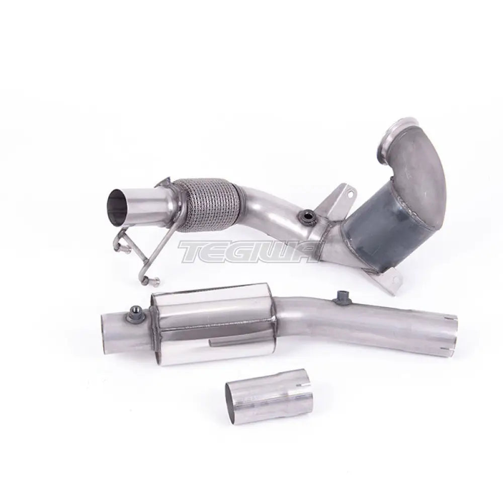 Milltek Volkswagen Polo GTI 2.0 TSI (AW 5 Door) - GPF/OPF Models Only 2019-2021 Hi-Flow Sports Cat and Downpipe Exhaust - Non-Resonated Fits with Milltek System - SSXVW553