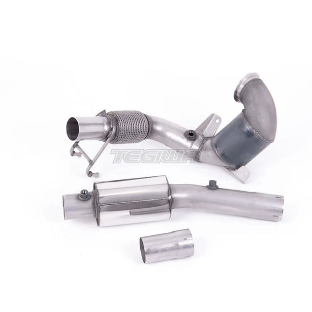 Milltek Volkswagen Polo GTI 2.0 TSI (AW 5 Door) - GPF/OPF Models Only 2019-2021 Hi-Flow Sports Cat and Downpipe Exhaust - Non-Resonated Fits with Milltek System - SSXVW553