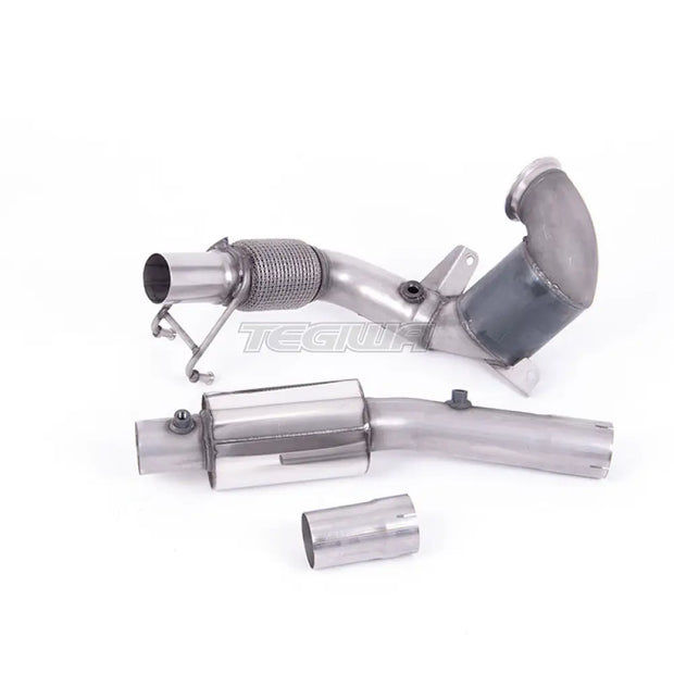 Milltek Volkswagen Polo GTI 2.0 TSI (AW 5 Door) - GPF/OPF Models Only 2019-2021 Hi-Flow Sports Cat and Downpipe Exhaust - Non-Resonated Fits with Milltek System - SSXVW553