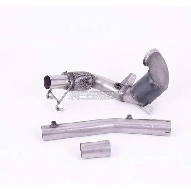 Milltek Volkswagen Polo GTI 2.0 TSI (AW 5 Door) - GPF/OPF Models Only 2019-2021 Hi-Flow Sports Cat and Downpipe Exhaust - Non-Resonated Fits with Milltek System - SSXVW564