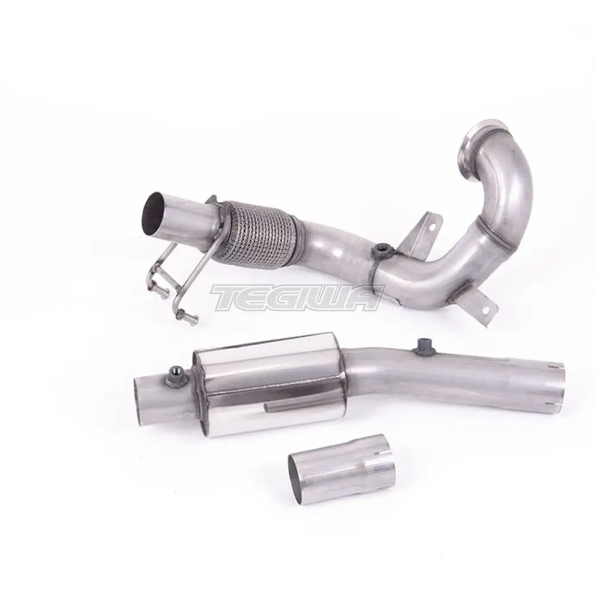 Milltek Volkswagen Polo GTI 2.0 TSI (AW 5 Door) - GPF/OPF Models Only 2019-2021 Large-bore Downpipe and De-cat Exhaust - Non-Resonated Fits with Milltek System - SSXVW554