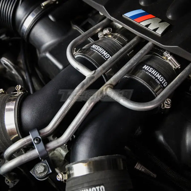 Mishimoto Charge Pipes Micro-Wrinkle Black BMW F1X M5 M6 12-18