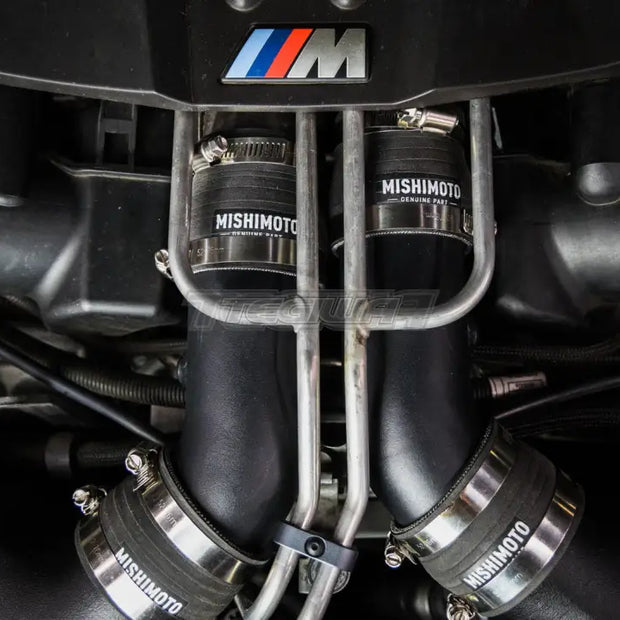 Mishimoto Charge Pipes Micro-Wrinkle Black BMW F1X M5 M6 12-18