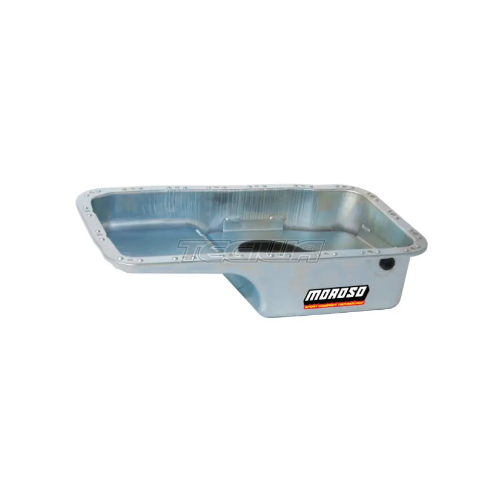 Moroso Oil Sump Pan Stock Depth with Drainbacks Honda B Series