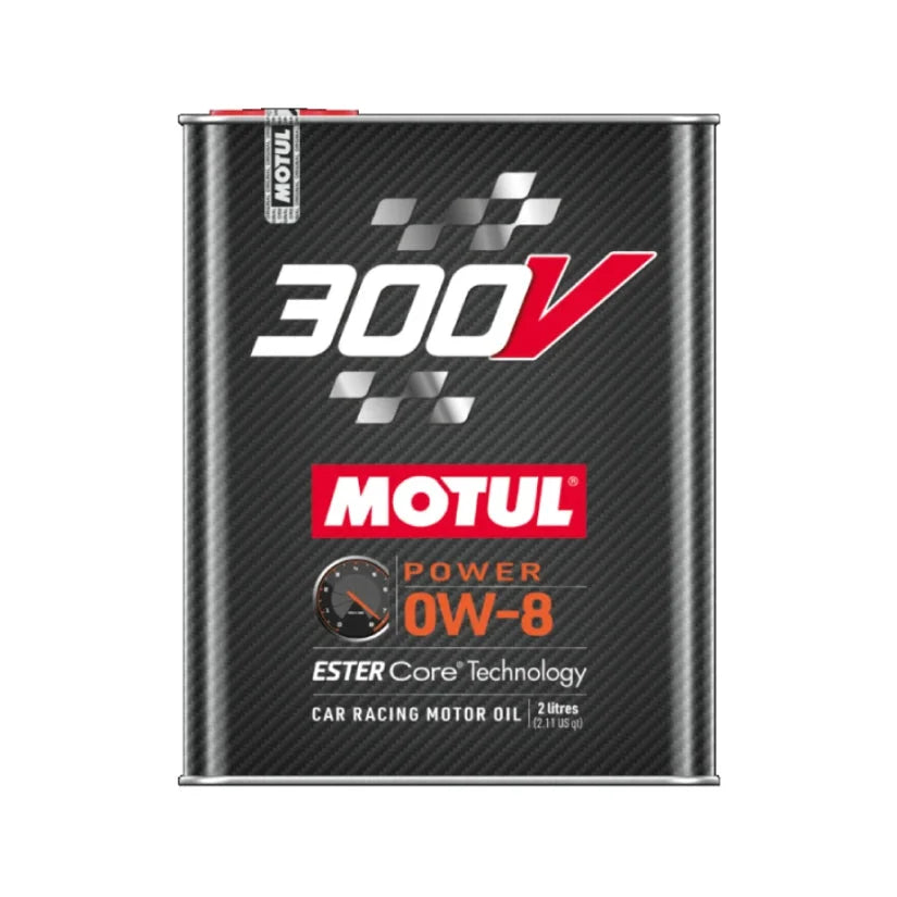 Motul 300V Power Engine Oil 0W-8 2 Litre