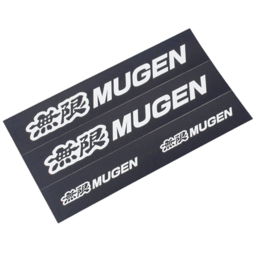 Mugen White Stickers Set