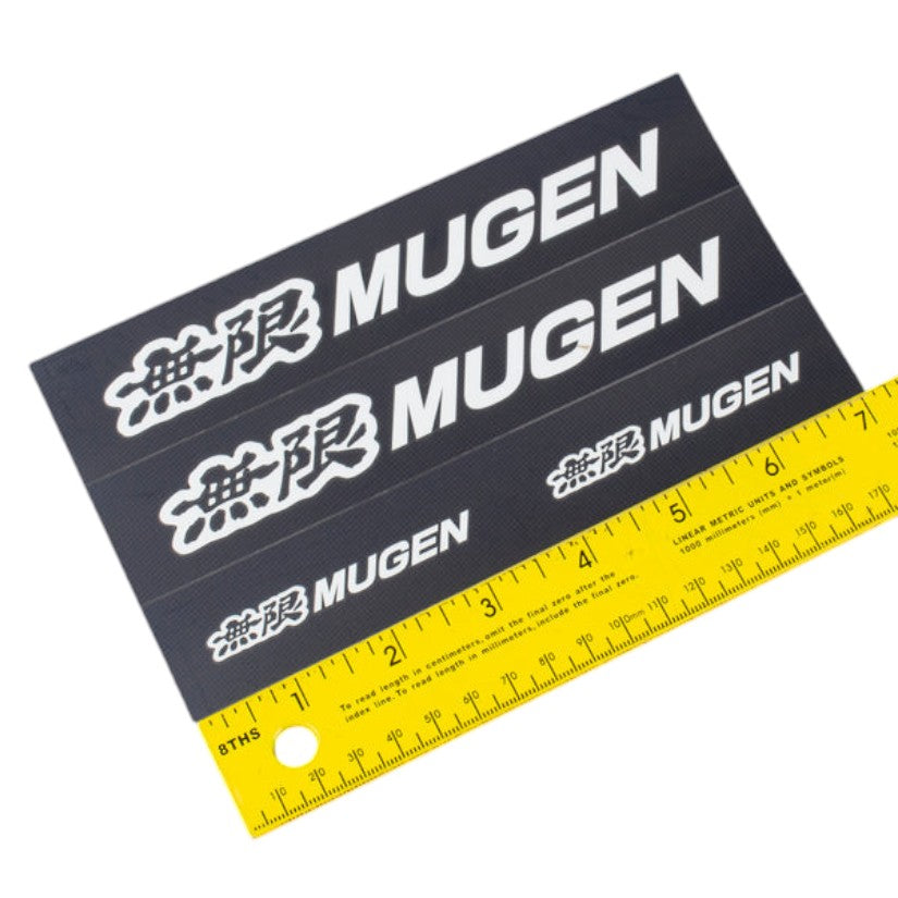 Mugen White Stickers Set