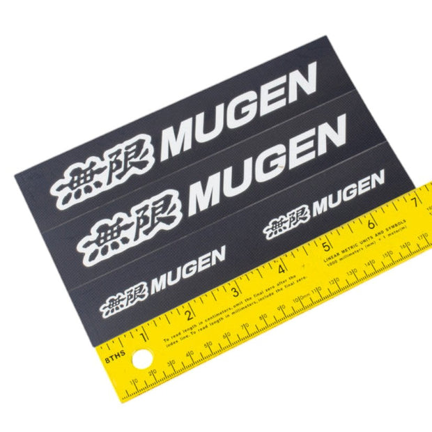 Mugen White Stickers Set