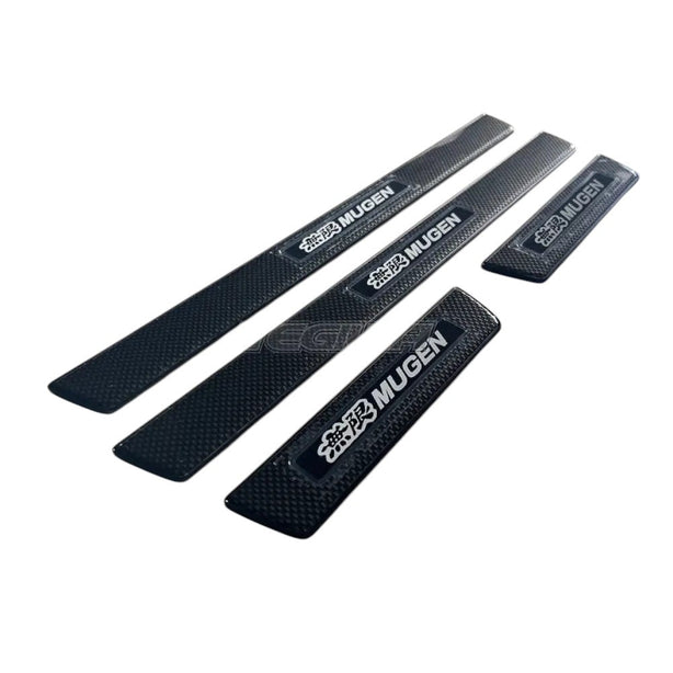 Mugen Carbon Pattern Scuff Plate Set Honda