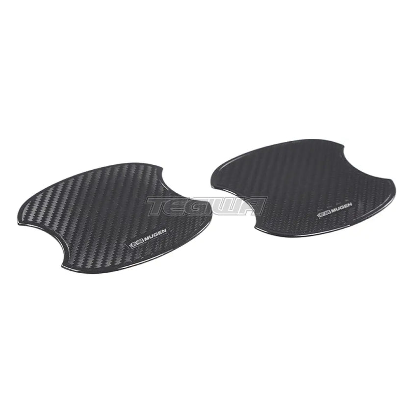 Mugen Door Handle Protector Pair Small Carbon Style Honda Civic Type R FD2 / FK8