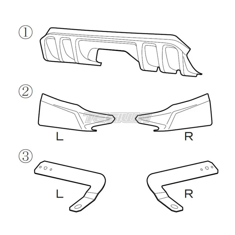 Mugen Rear Under Spoiler Honda Civic FK7 17-22