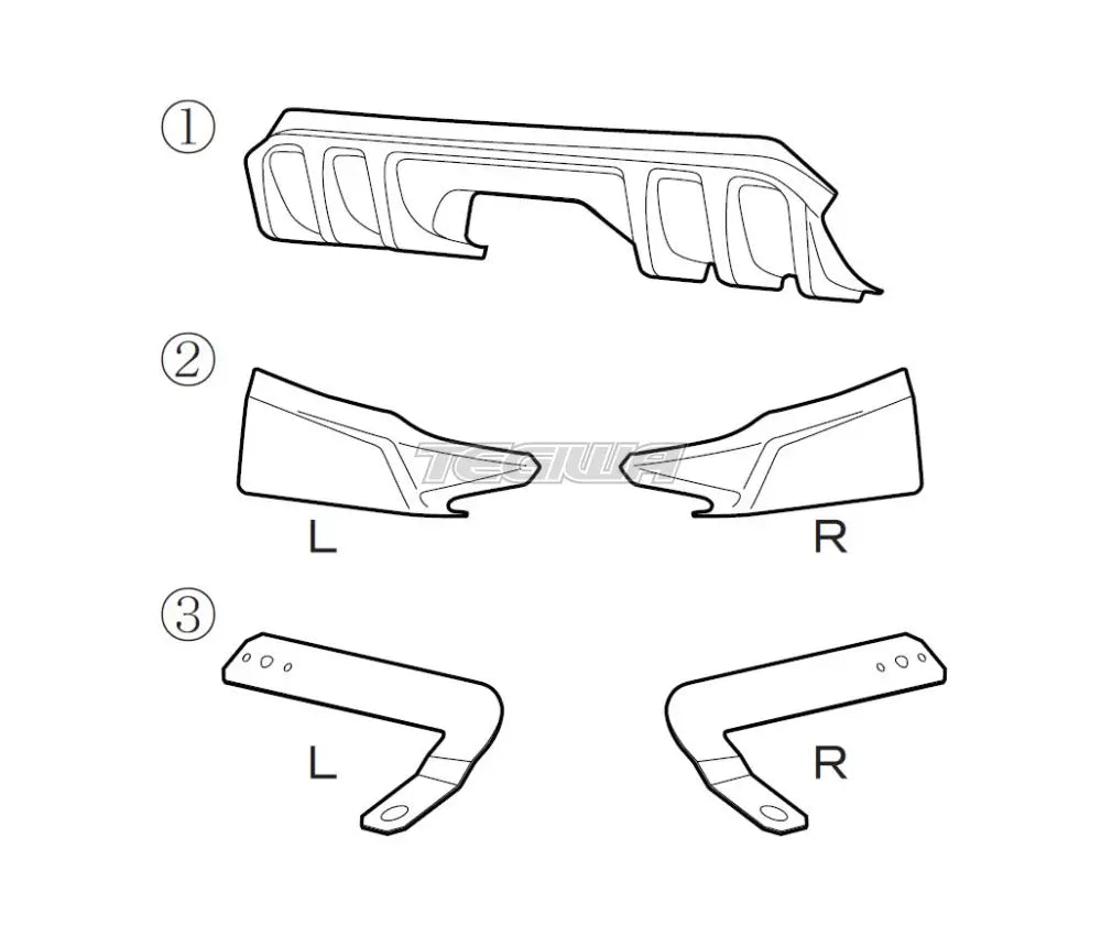 Mugen Rear Under Spoiler Honda Civic FK7 17-22
