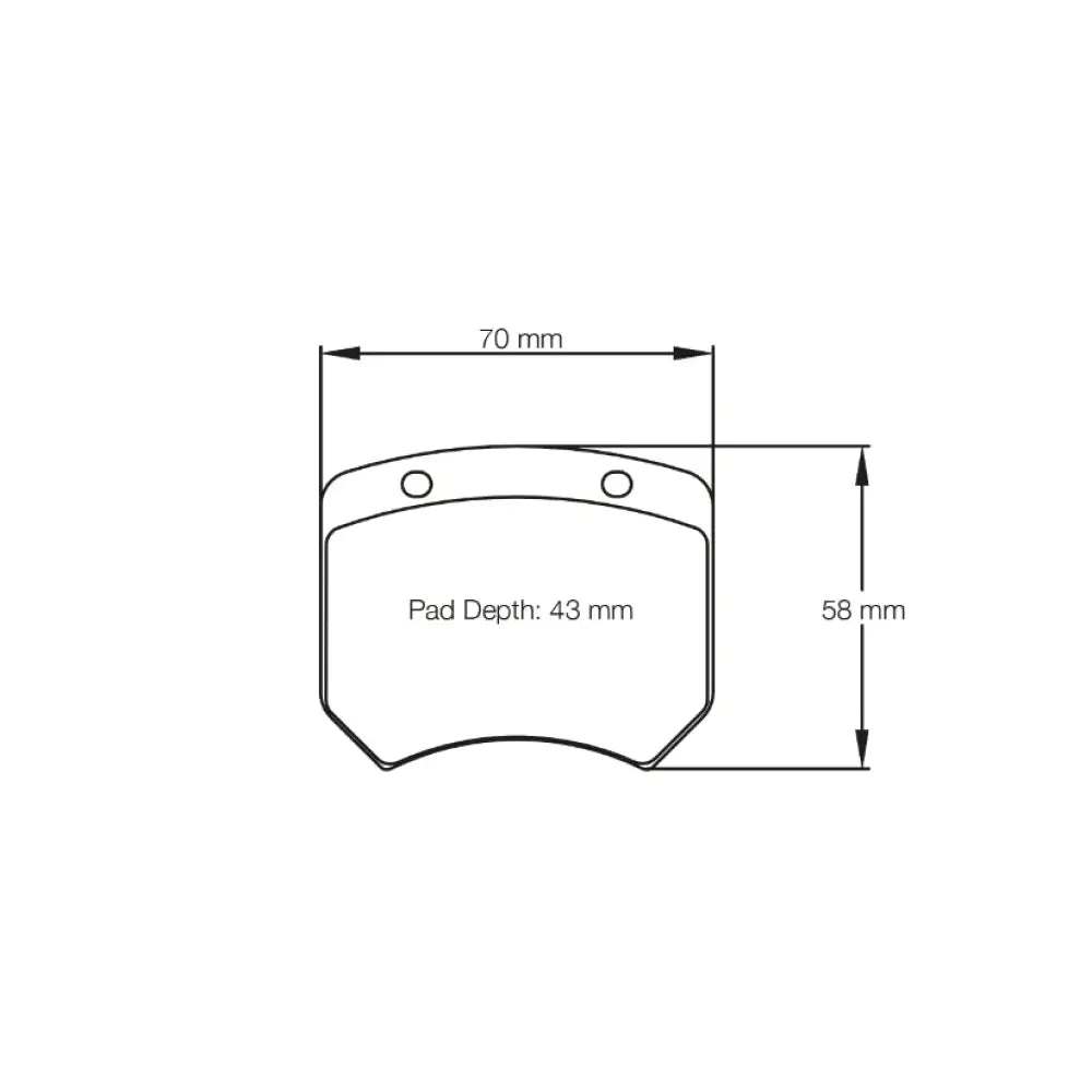 Pagid Brake Pads Audi RS3 LMS TCR Race Car 16- 