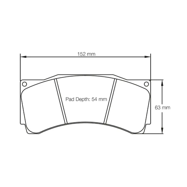 Pagid Brake Pads Audi RS3 LMS TCR Race Car 16- 