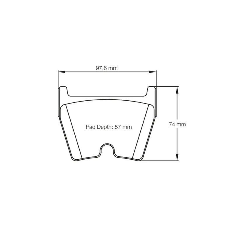Pagid Brake Pads Audi RS4 Quattro B7 43682