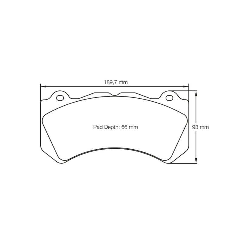 Pagid Brake Pads Audi RS6 C6 43746