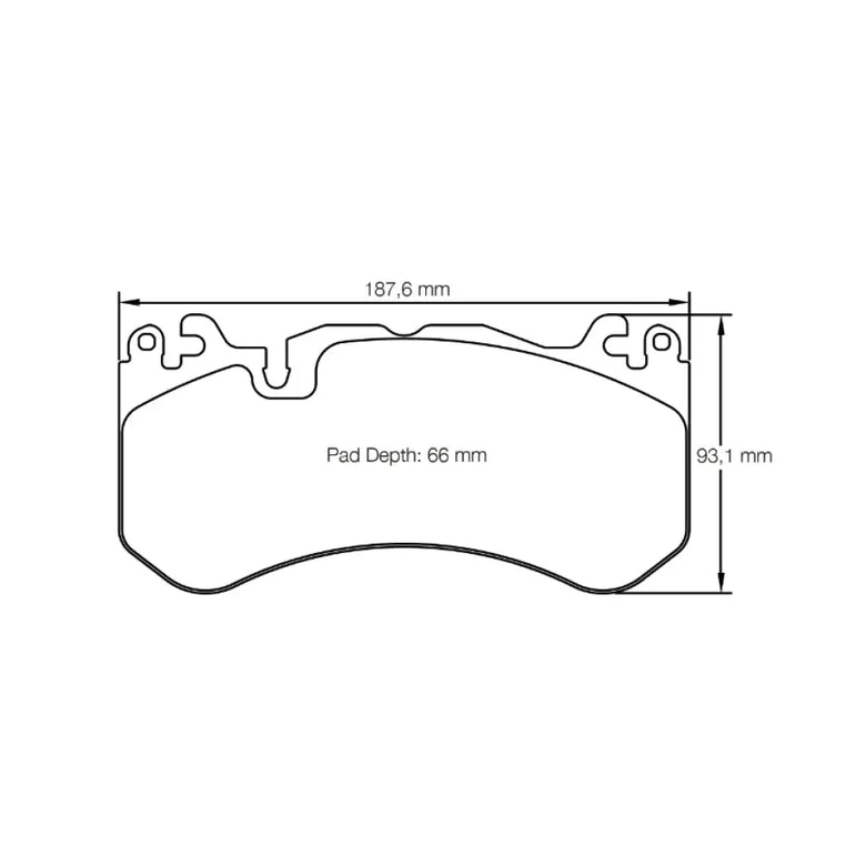 Pagid Brake Pads Audi RS6 C7 13-18