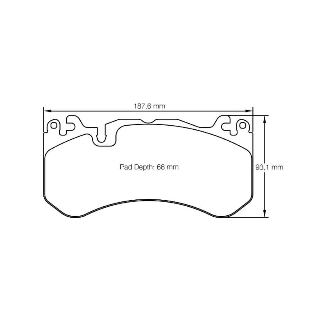 Pagid Brake Pads Audi RS6 C7 13-18
