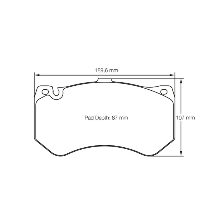 Pagid Brake Pads Audi RS6 C7 Ceramic Brakes 13-18