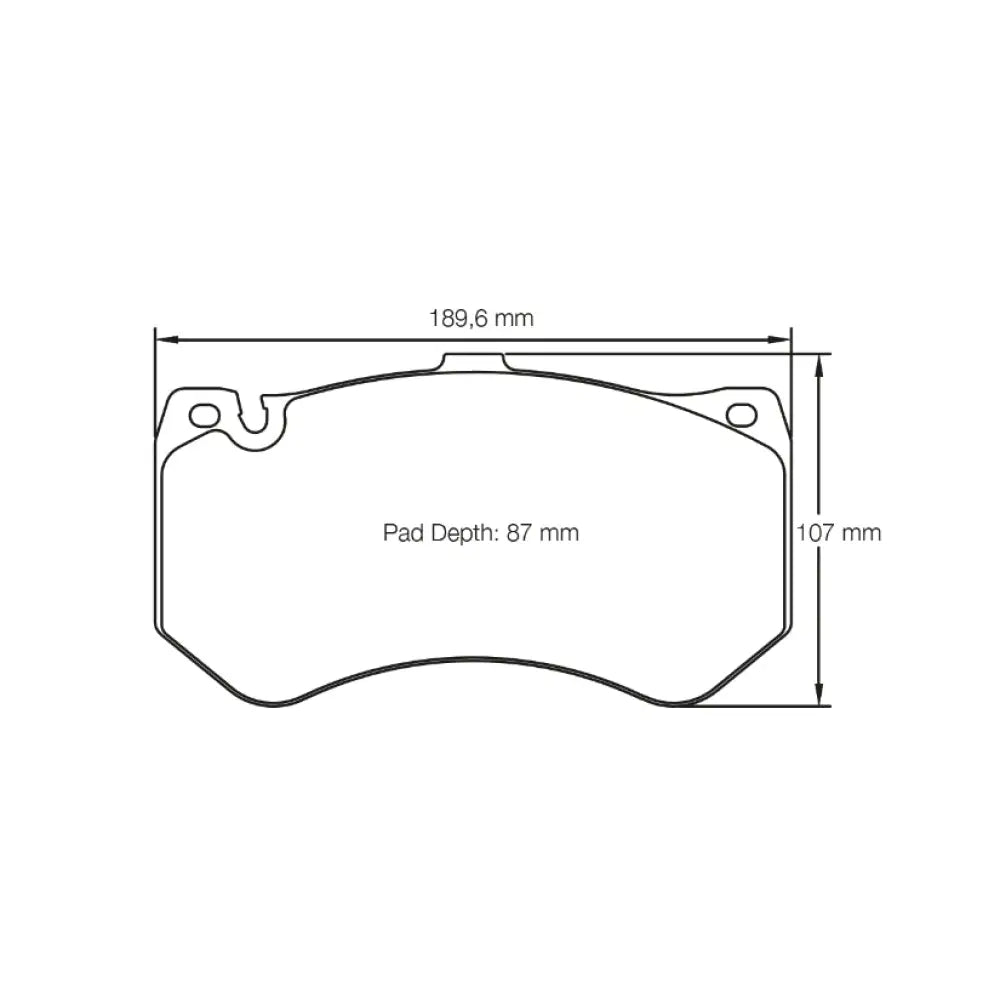Pagid Brake Pads Audi RS6 C7 Ceramic Brakes 13-18