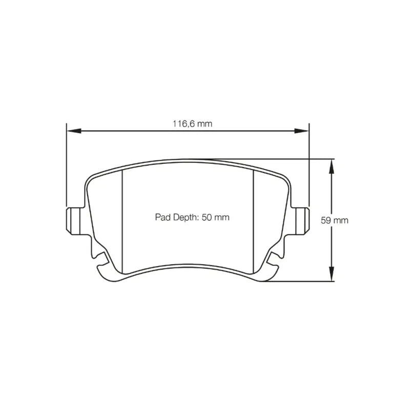 Pagid Brake Pads Audi S4 B6 & B7 43681