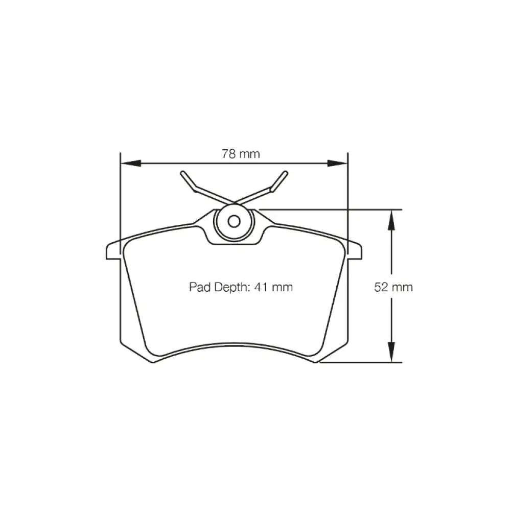 Pagid Brake Pads Audi TT R32 43620