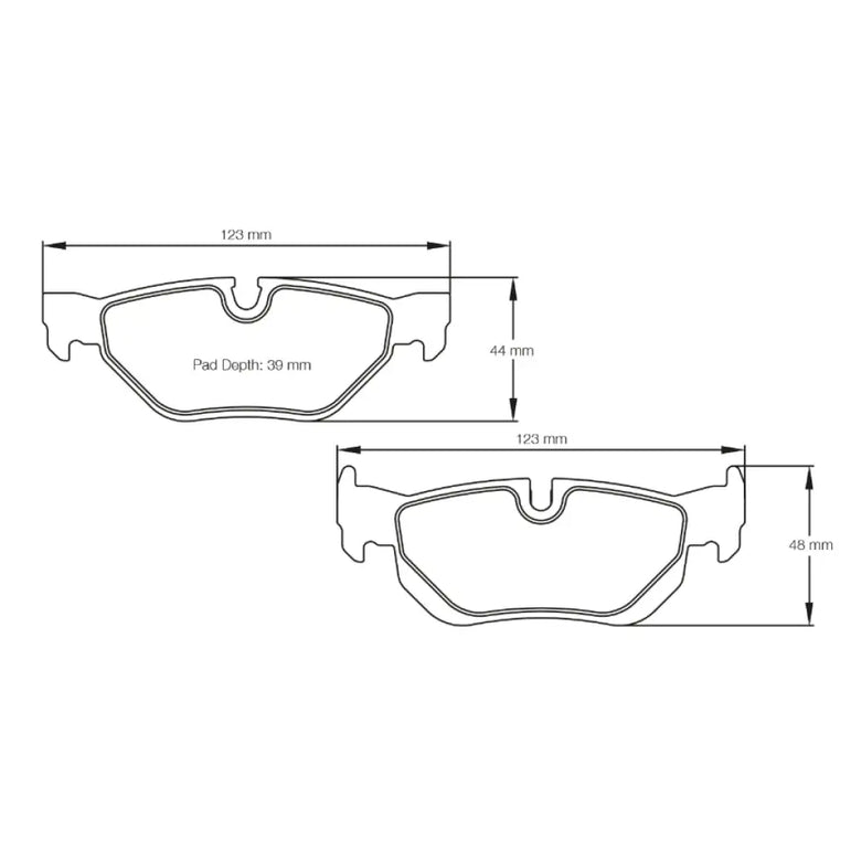 Pagid Brake Pads BMW 120D & 130I E81 & E87 43802