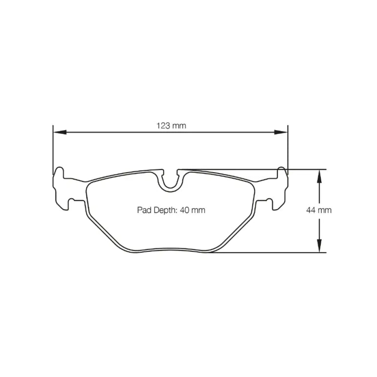 Pagid Brake Pads BMW 320I - 325I E46 98-05