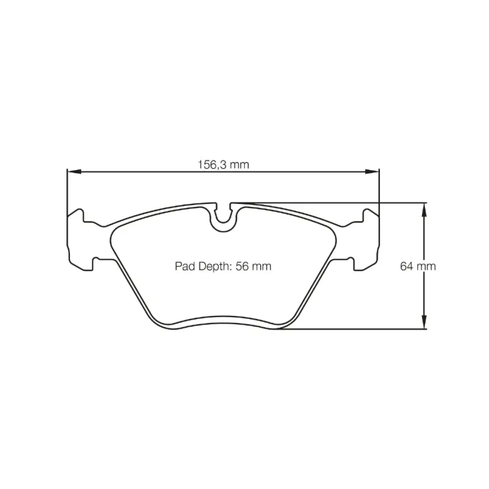 Pagid Brake Pads BMW 330I E46 00-05