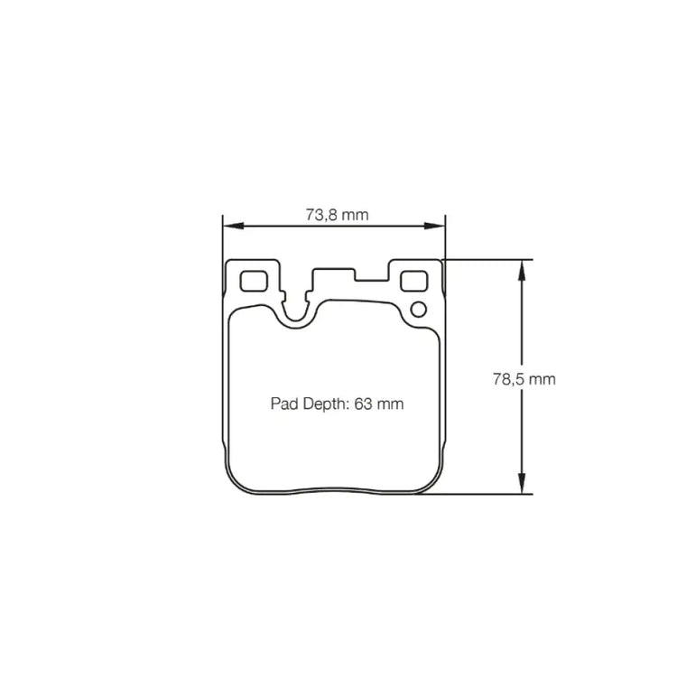 Pagid Brake Pads BMW M140I F20 15-